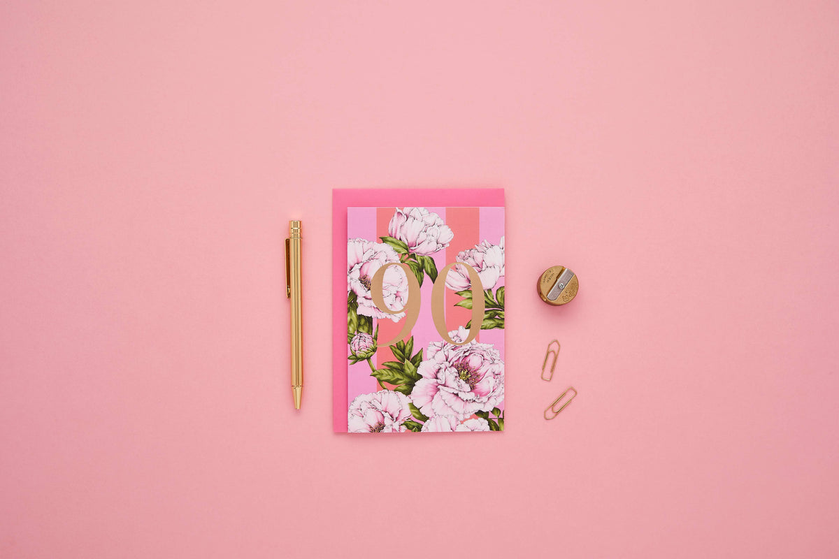 90 Birthday Card