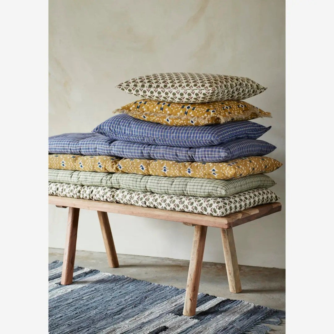 Green Printed Cushion
