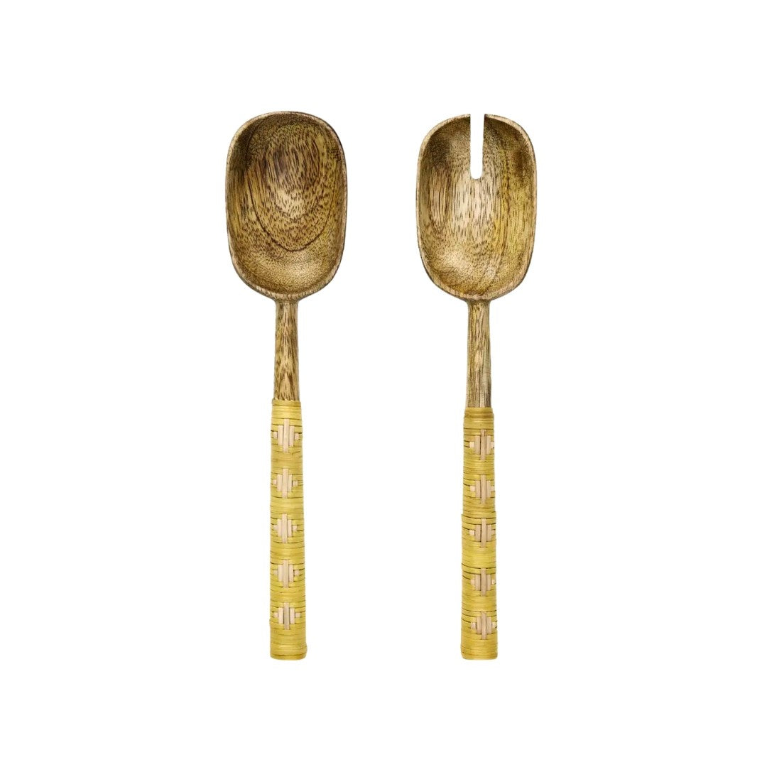 Bamboo Yellow Salad Set