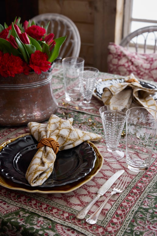 Pleated Napkin Rings - Set of 4