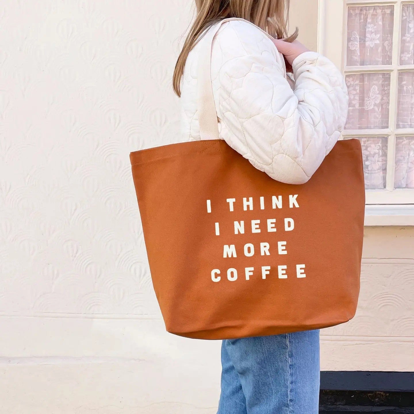 I Need Coffee Tote