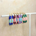 Everyday Candy Stripe Hoops