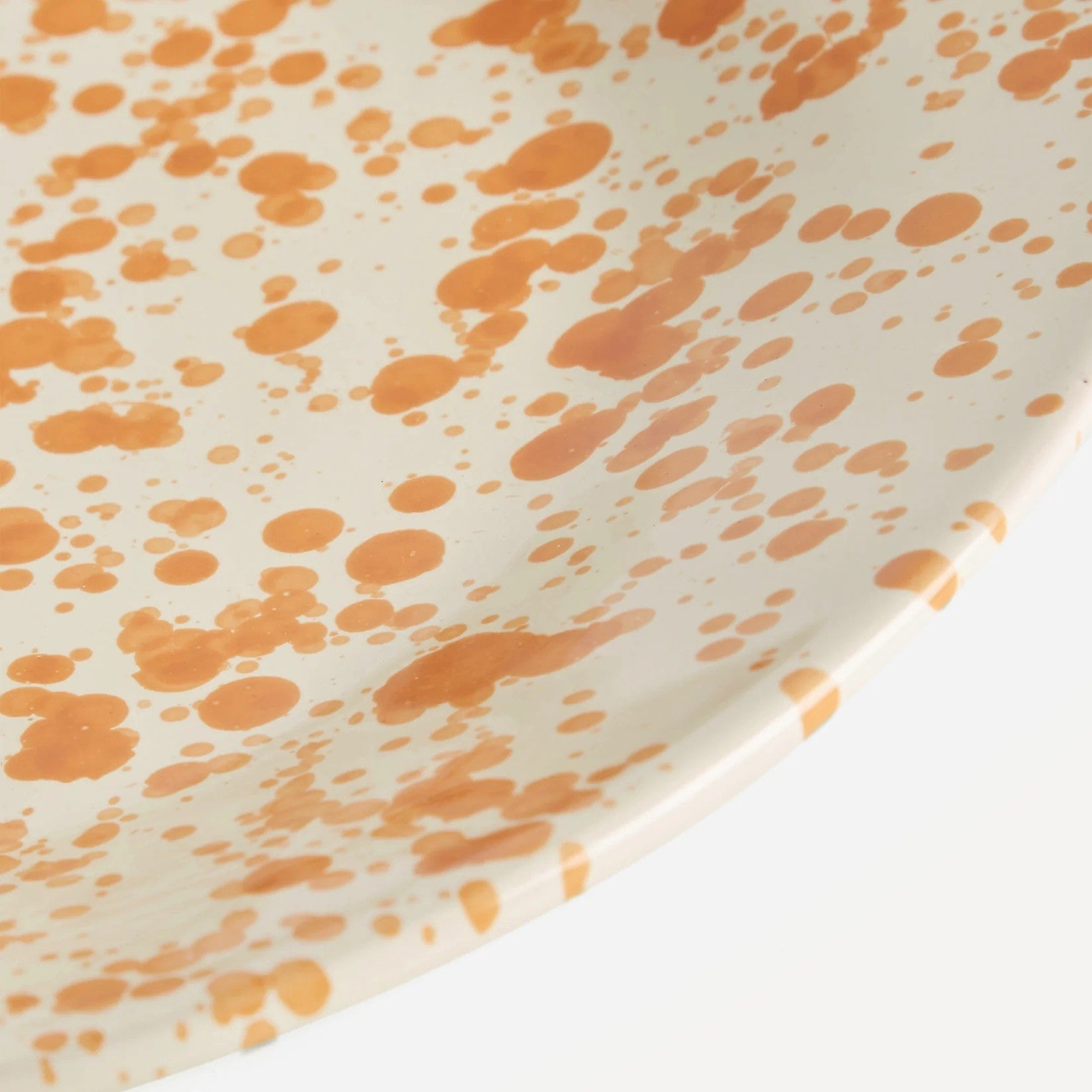 Puglia Splatter Shallow Serving Bowl