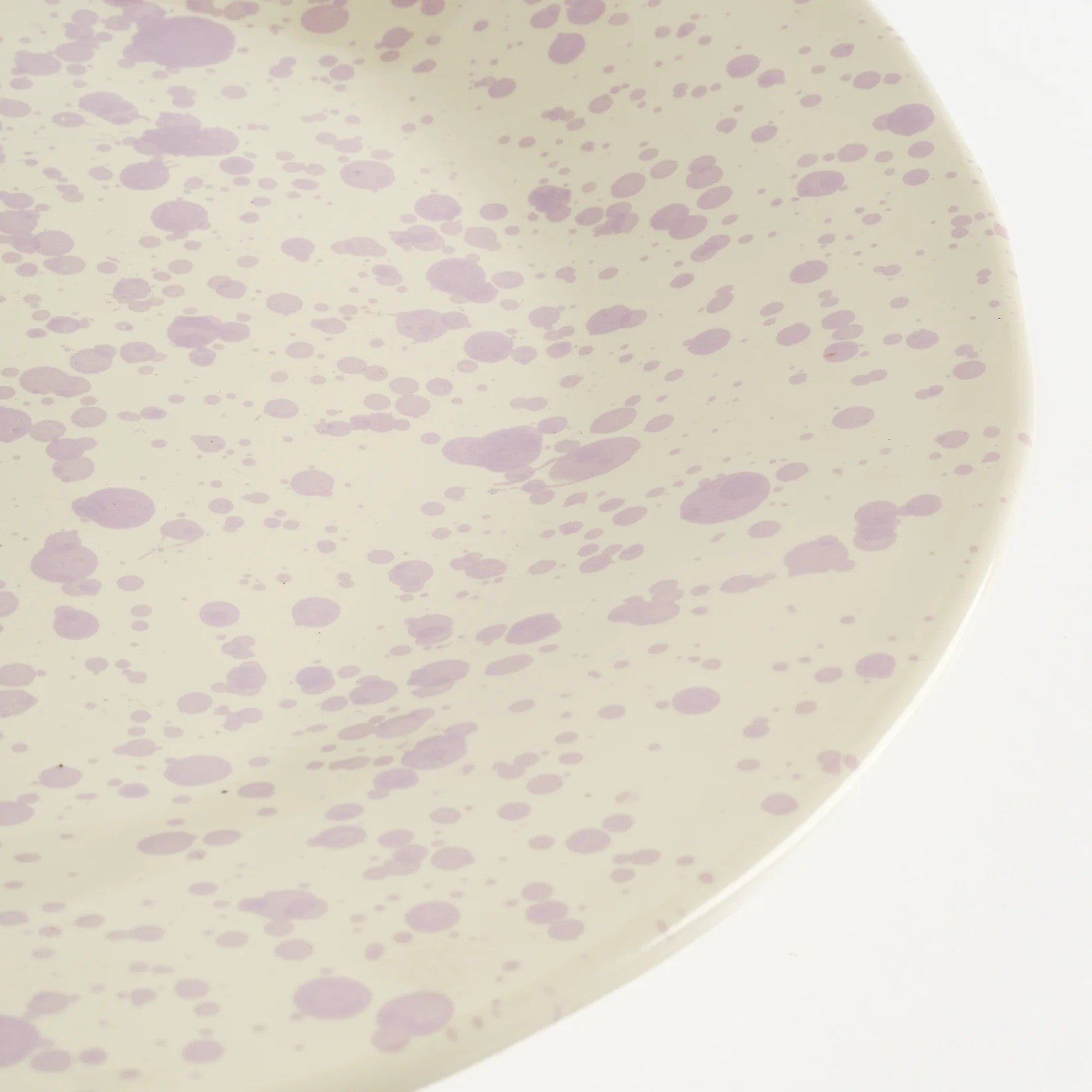Puglia Splatter Shallow Serving Bowl
