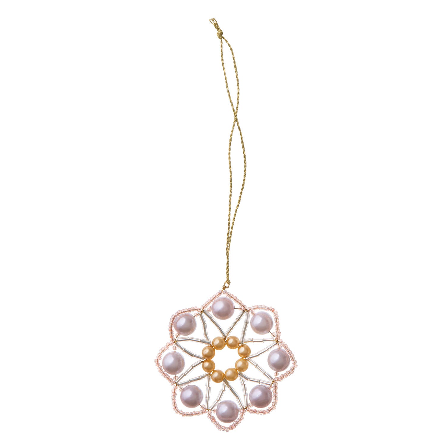 Beaded Ornament Crystal Beaded Lilac