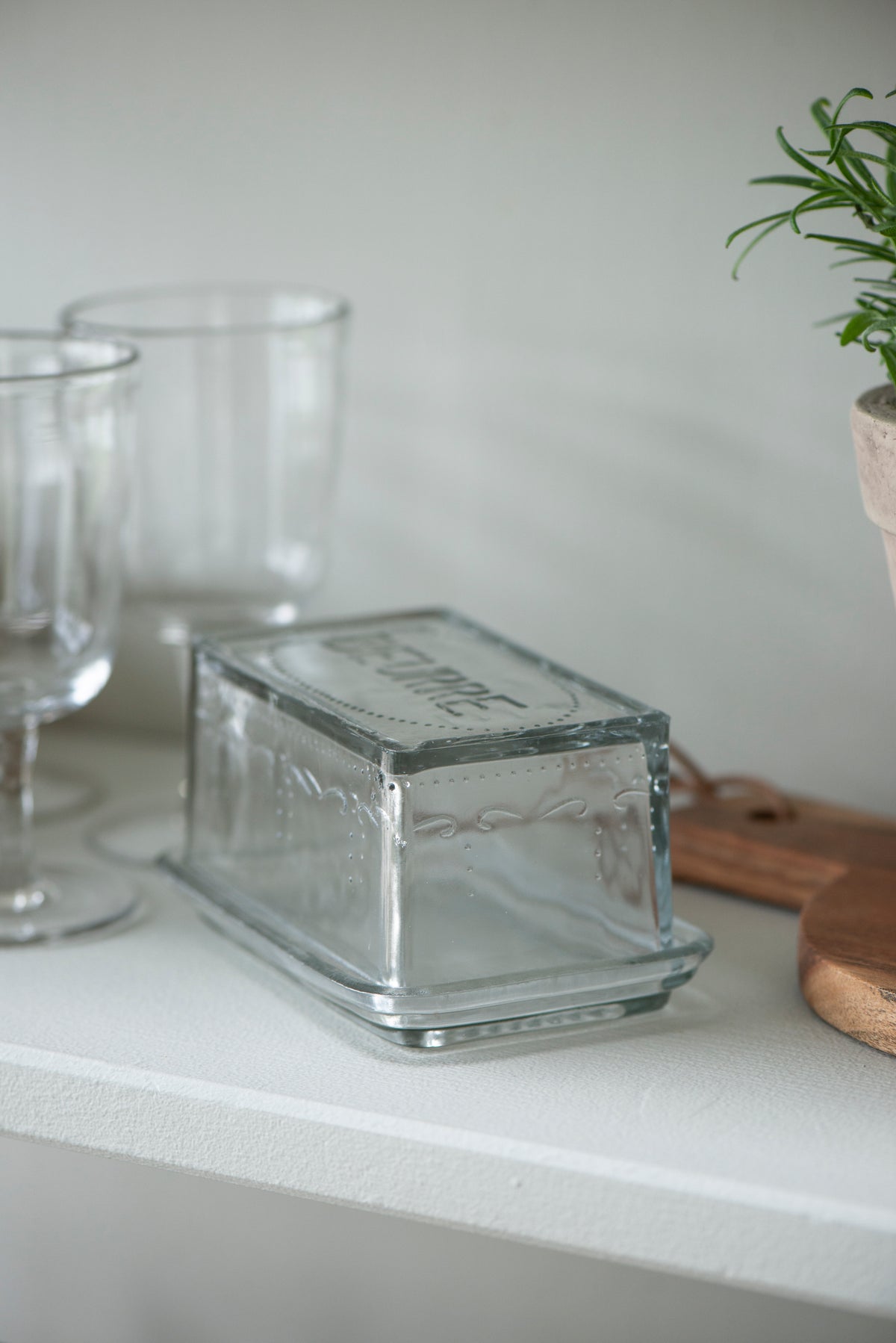Glass Butter Dish