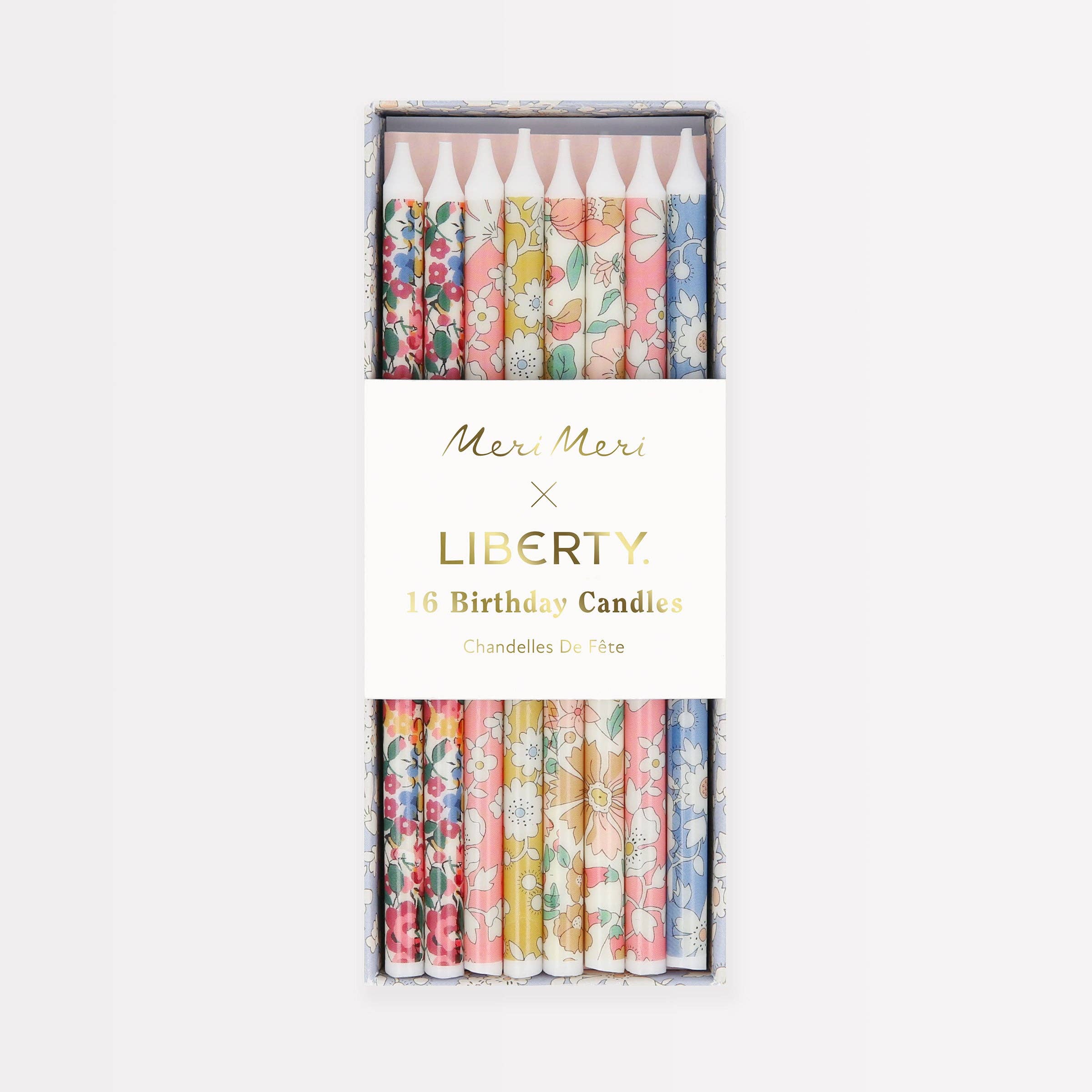Meri Meri x Liberty Print Birthday Candles – Set of 16