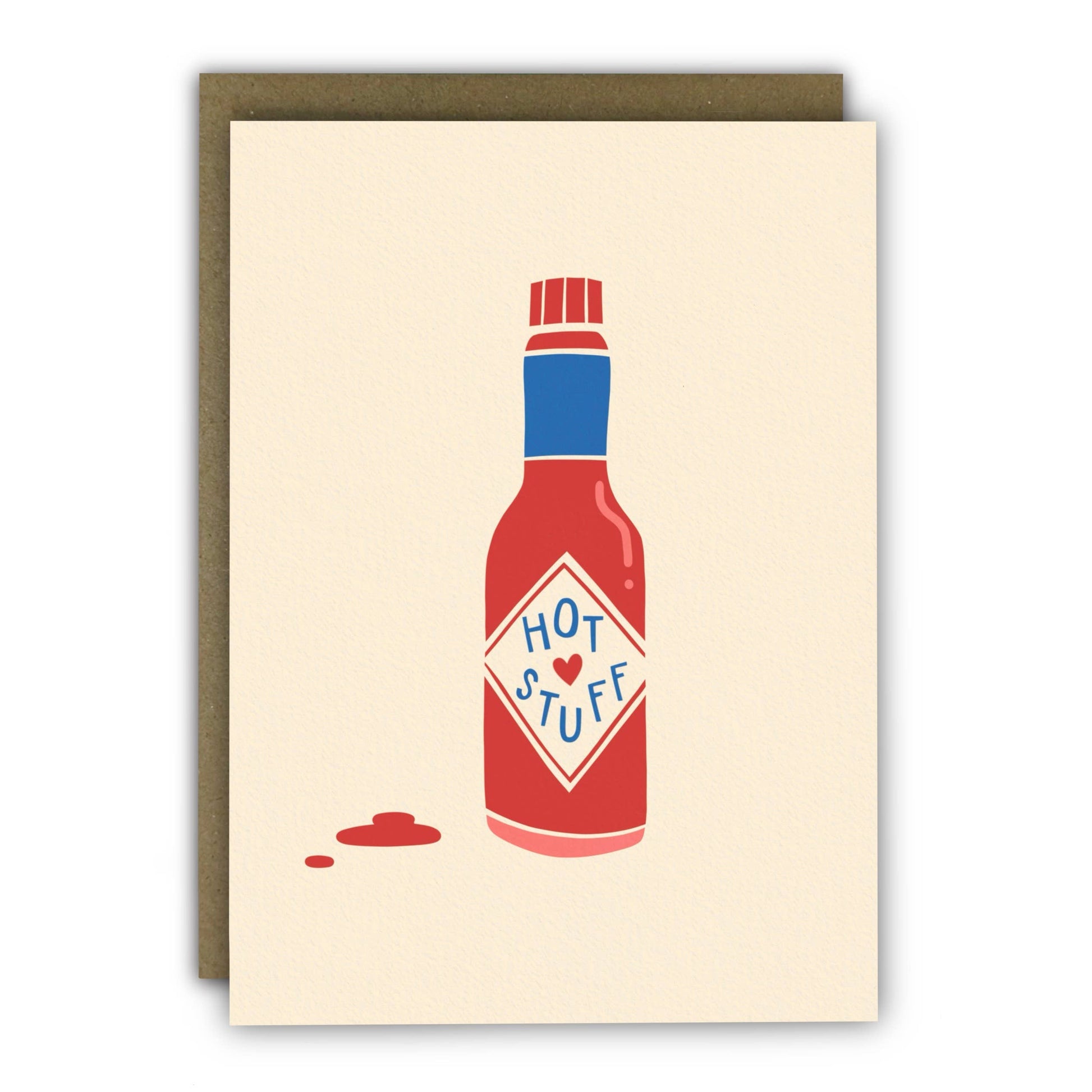 Funny Anniversary Card - A6  - Hot Stuff Tobasco Sauce