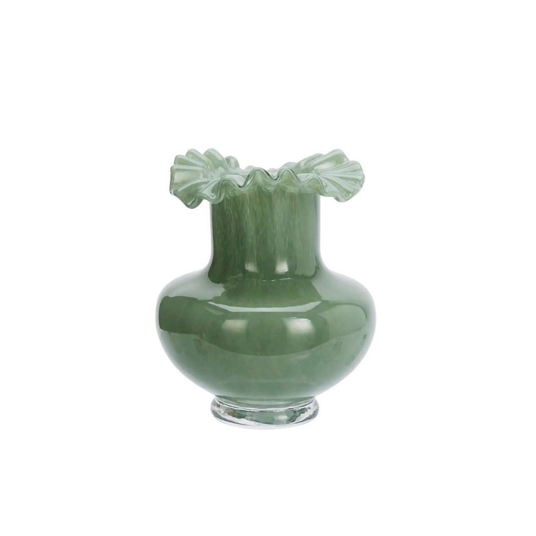 Glass Vase Green