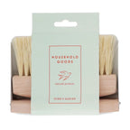 Wooden table brush and pan set