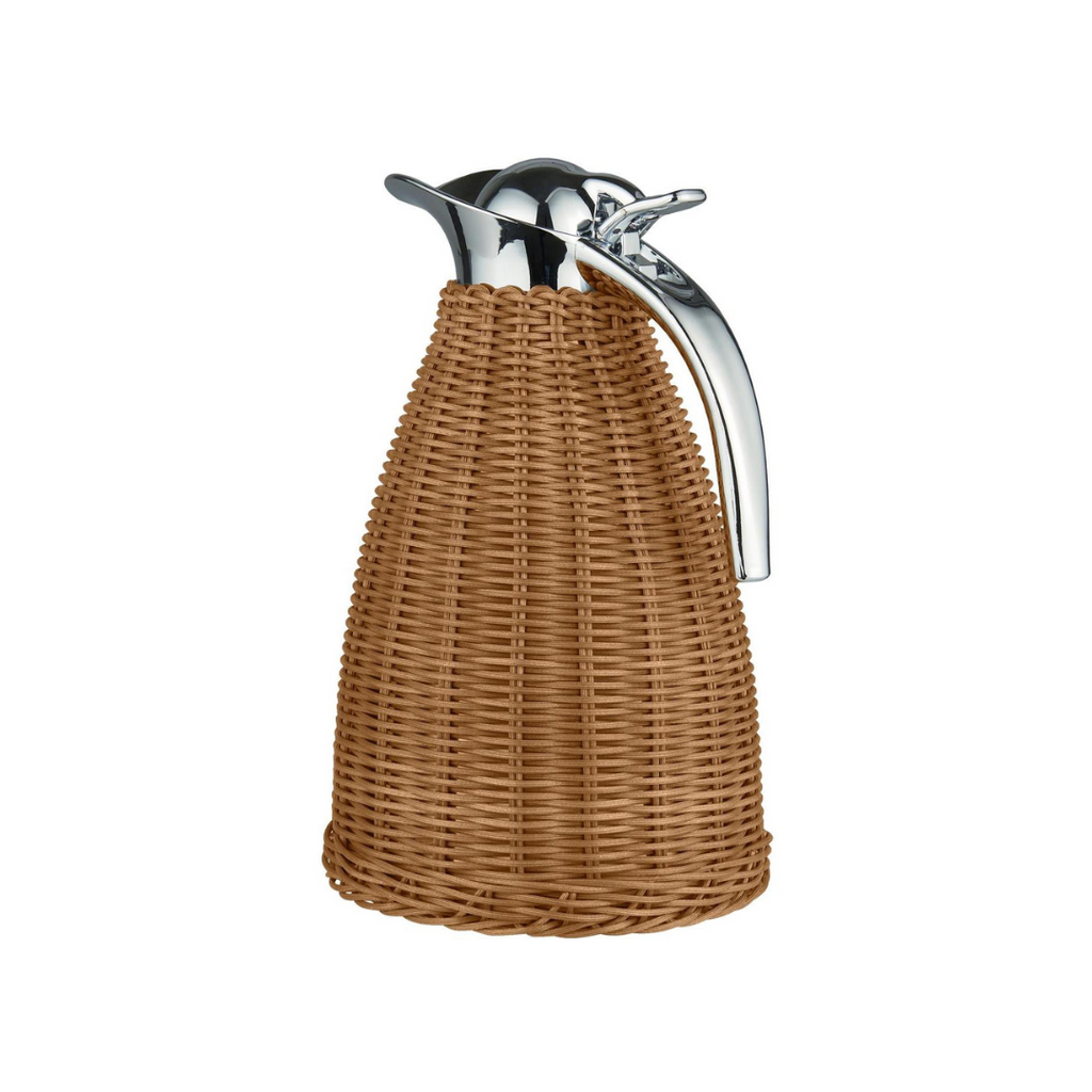 Thermos brown poly rattan braid