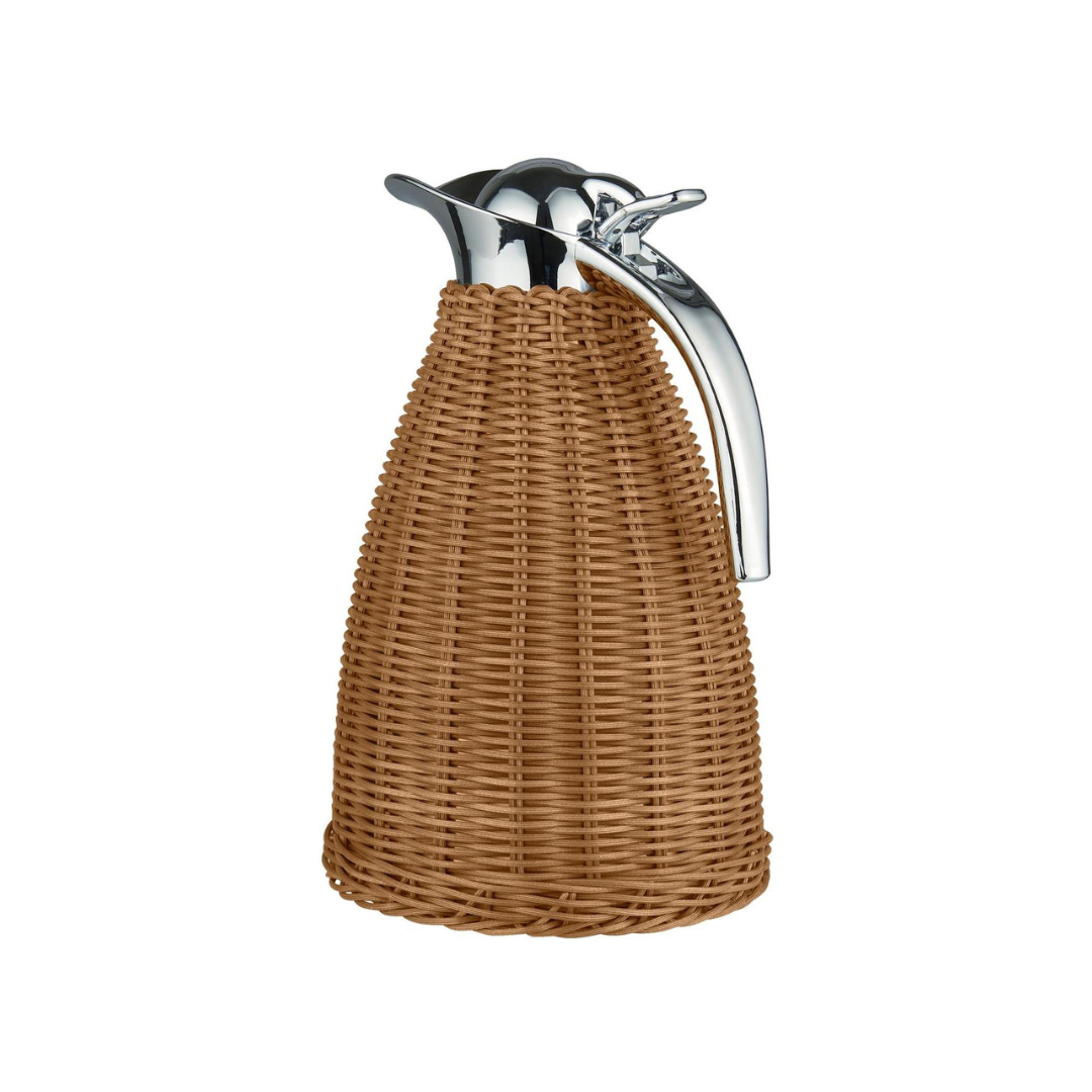 Thermos brown poly rattan braid