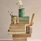 Enamel Watercolour Pot