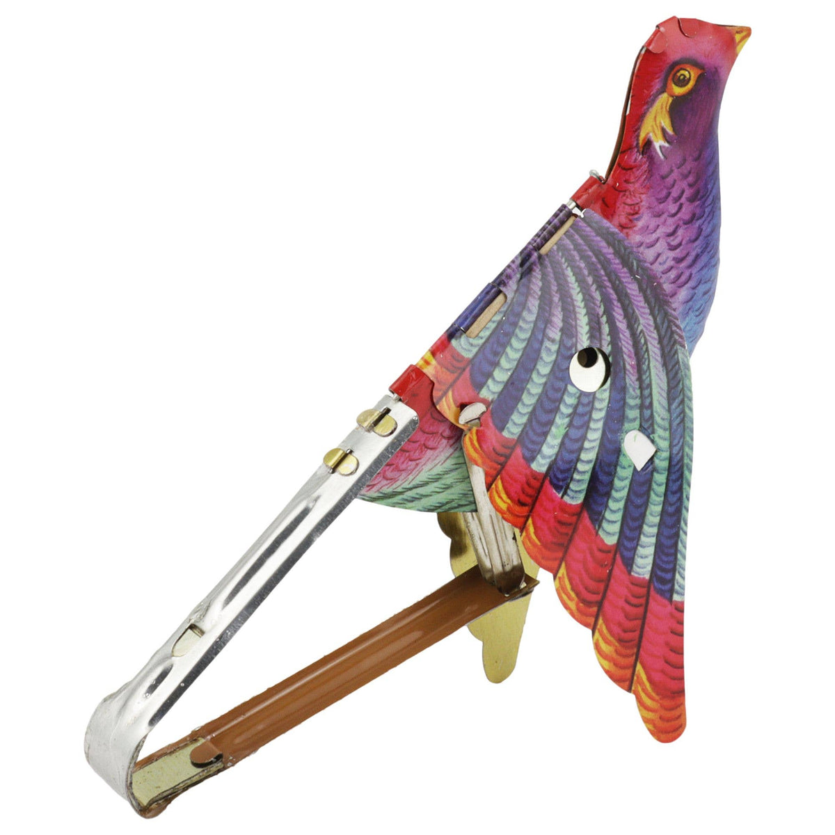 Tin toy bird whistling sparrow tin bird model