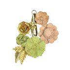 Pink Bunch Of Flower Ornament