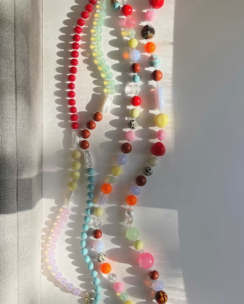 Macaroon Red Necklace