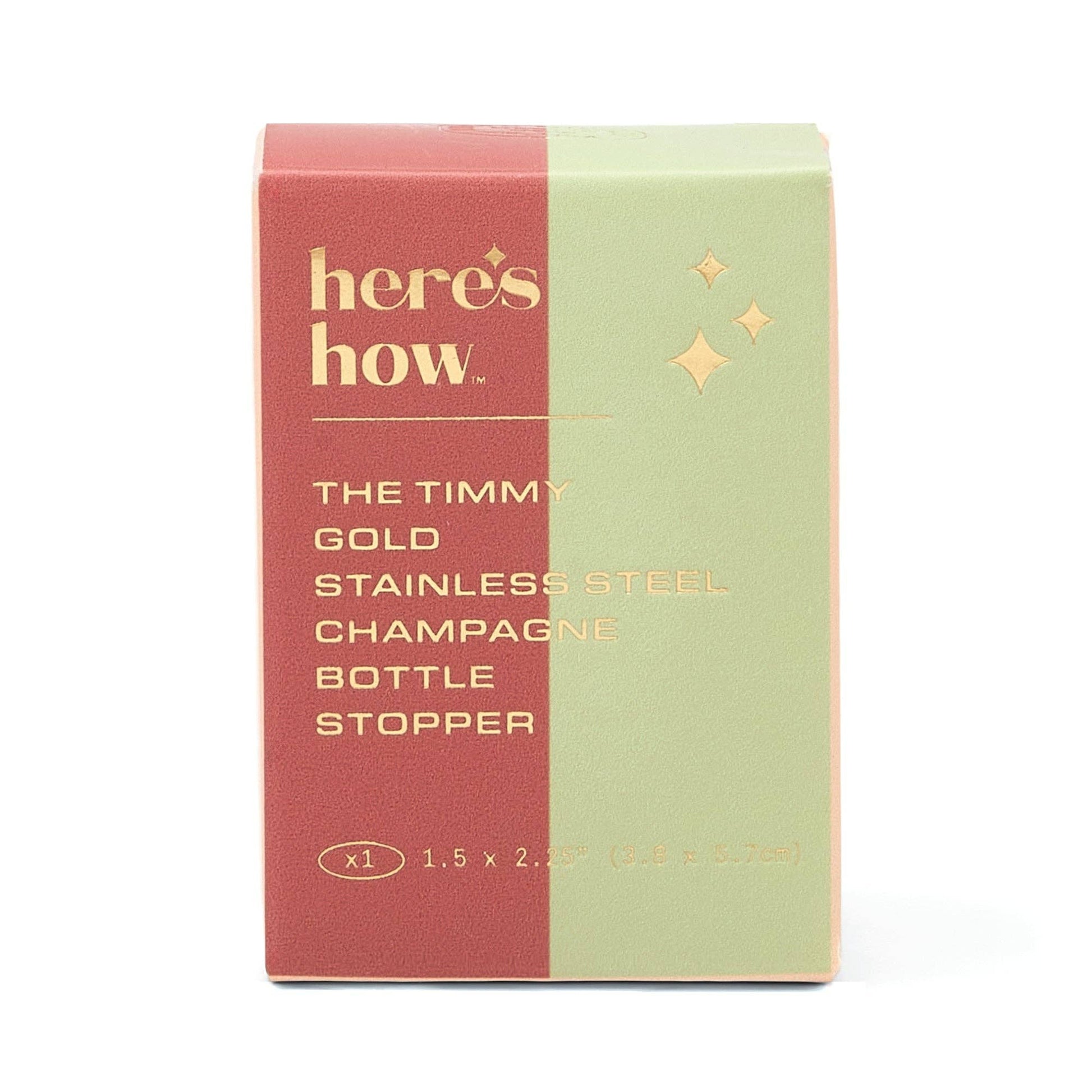 The Timmy Champagne Stopper