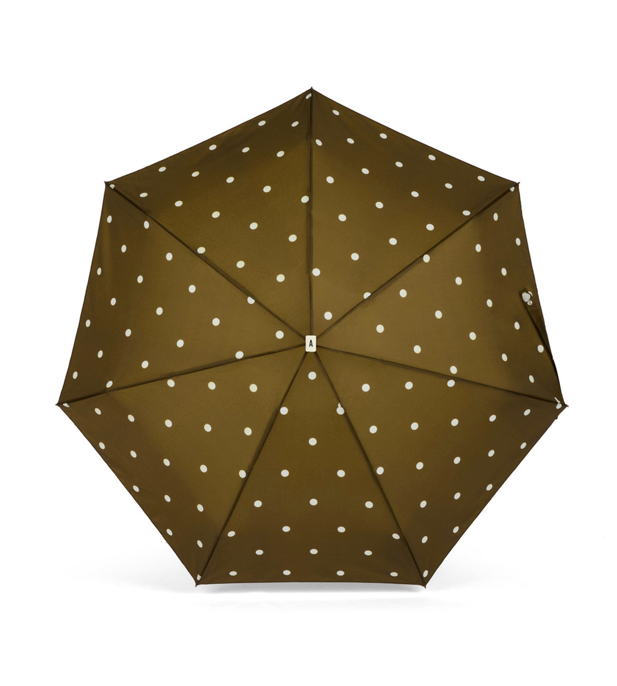Khaki Polka Dot Umbrella Angelique