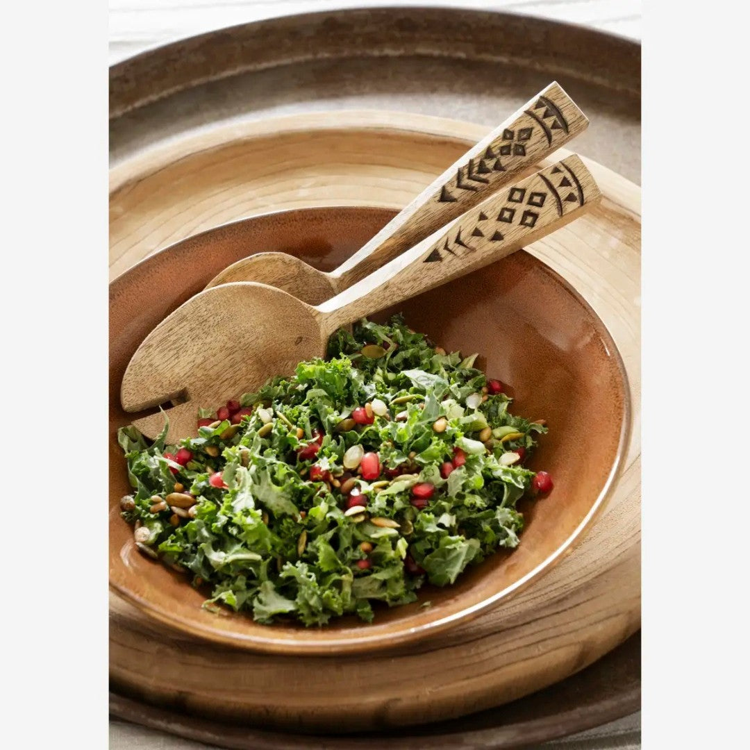 Round Wooden Tray