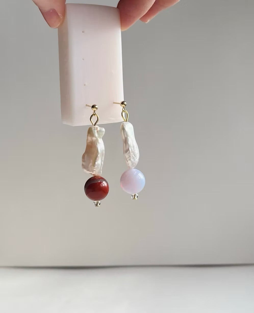 Pearl Cloud Earrings