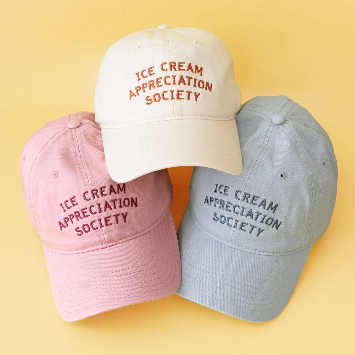 Blue Cotton Ice Cream Appreciation Society Cap