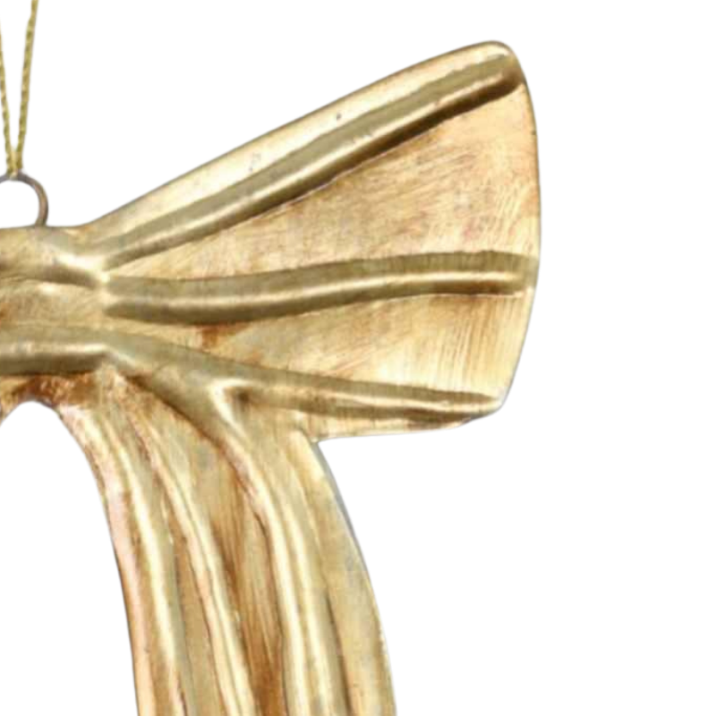 Brass Bow Ornament