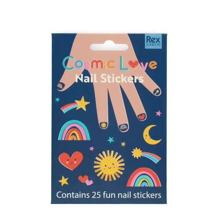 Childrens Nail Stickers Cosmic Love