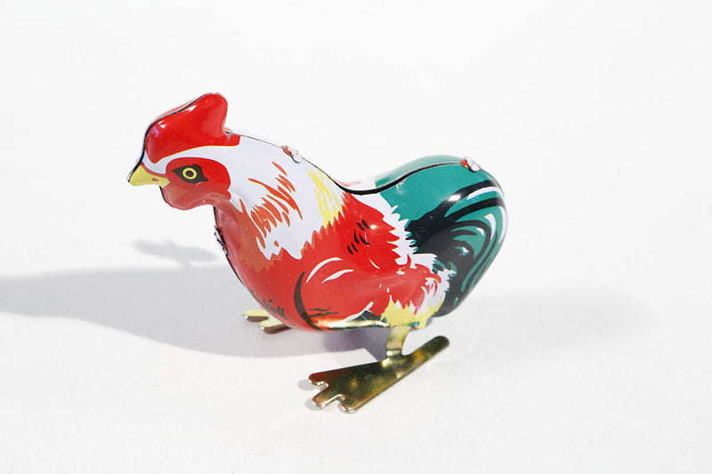 Rooster Tin Toy