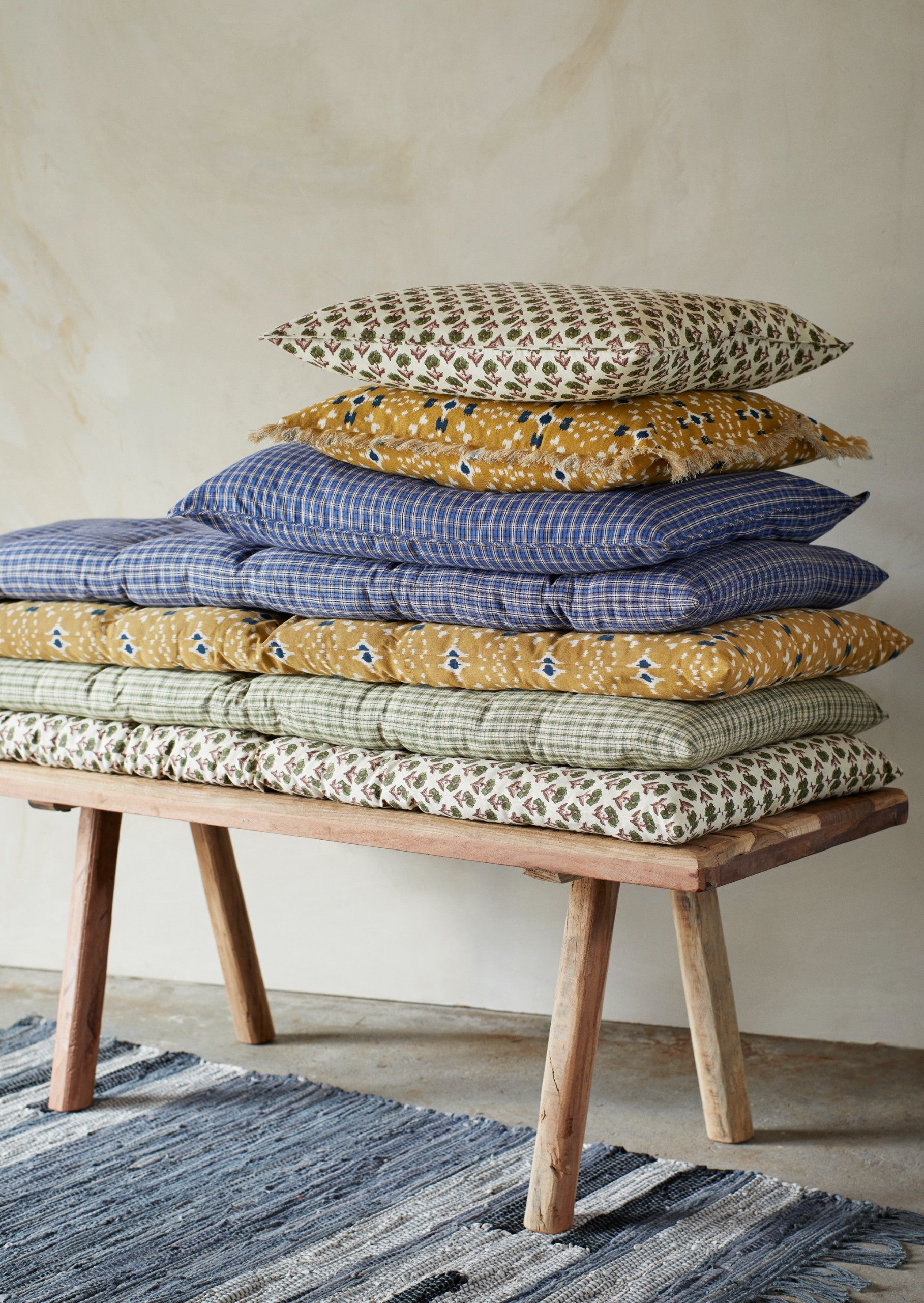 Green Floral Mattress 45x125cm