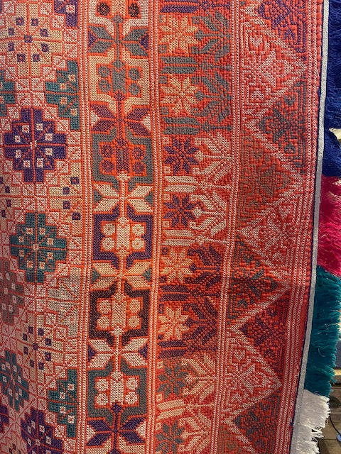 Fringed Vintage Kantha