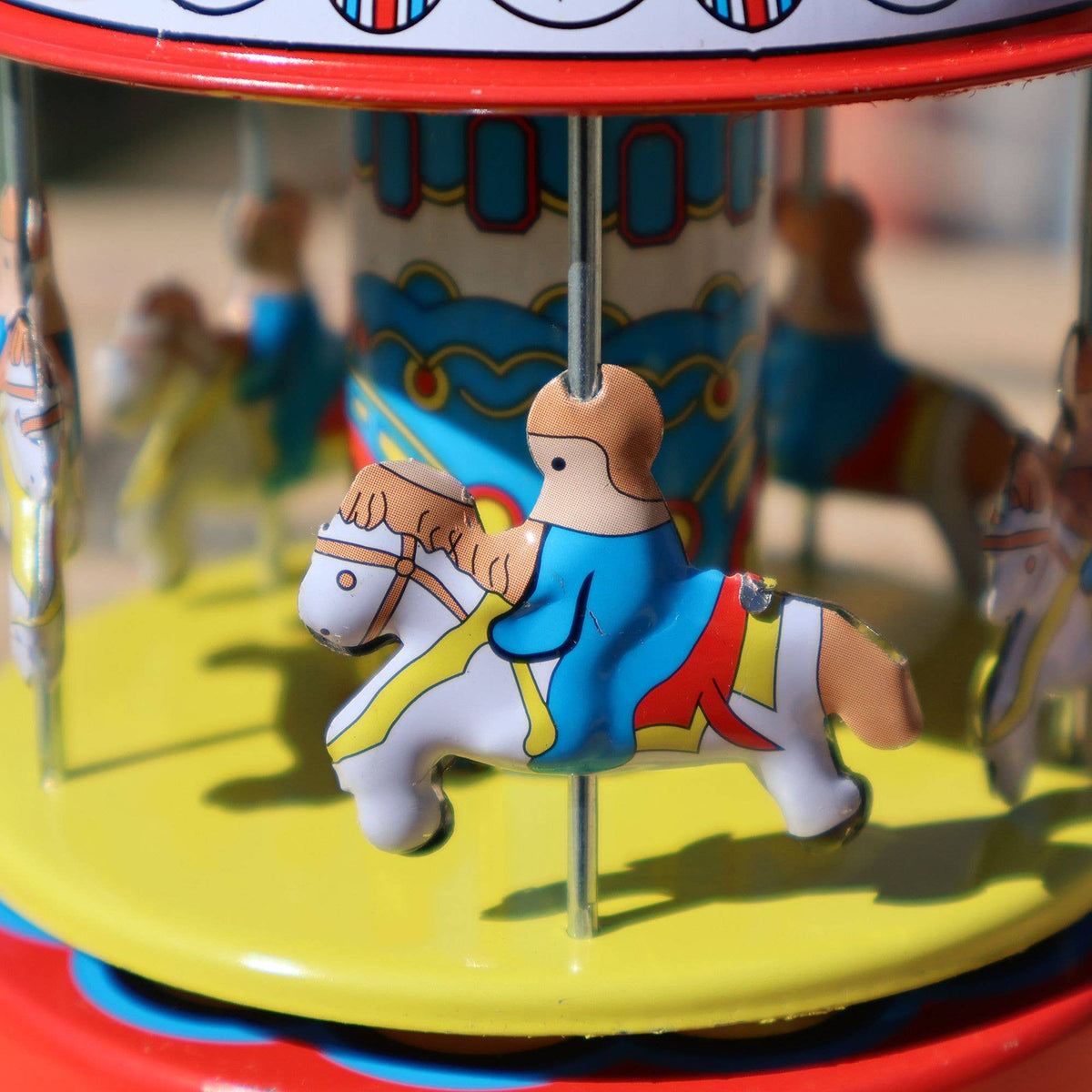 Tin toy carousel funfair carnival