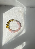 Milk Pink & Acid Amber Bracelet