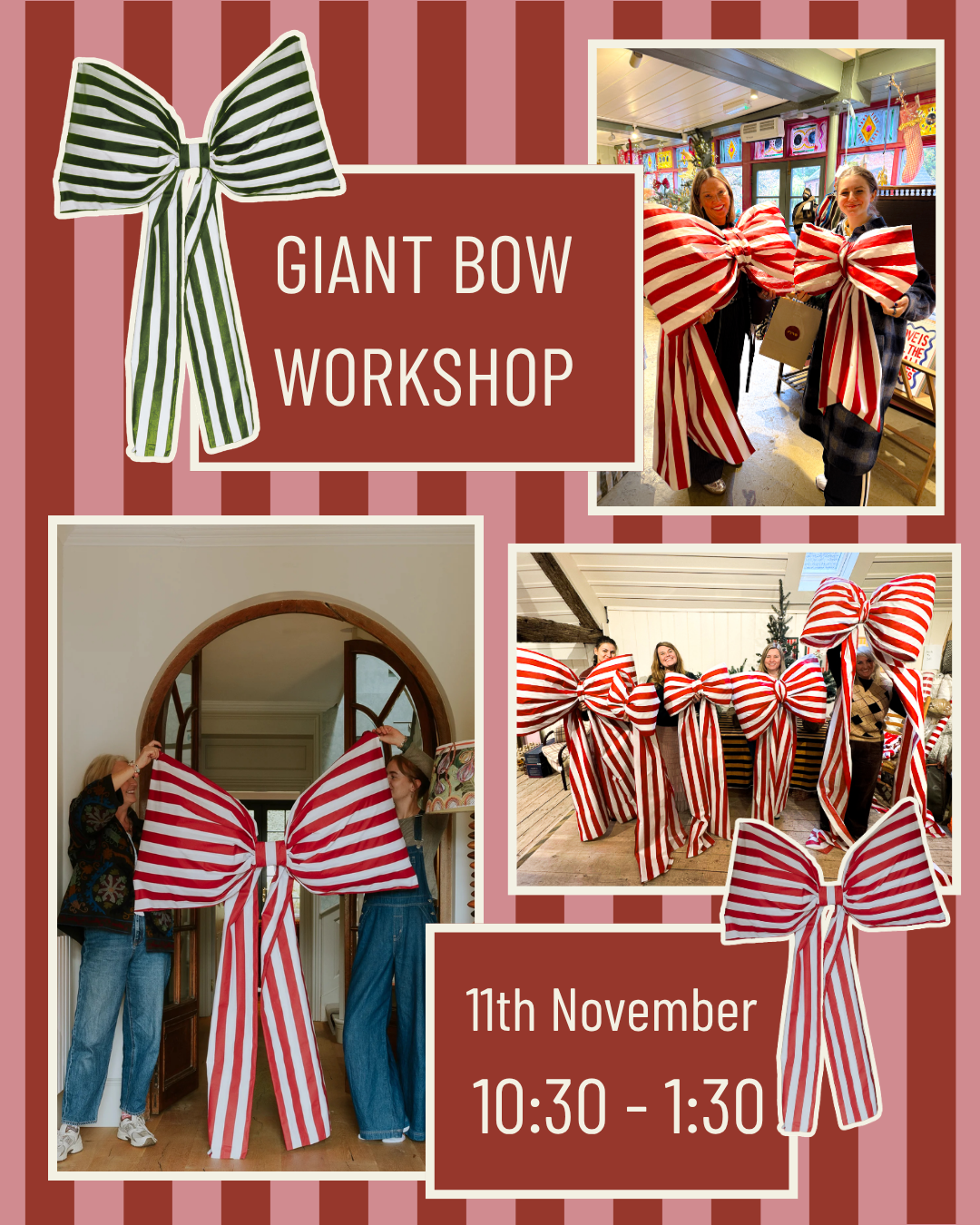 Giant Bow Workshop 11th (10.30am -12.30pm)