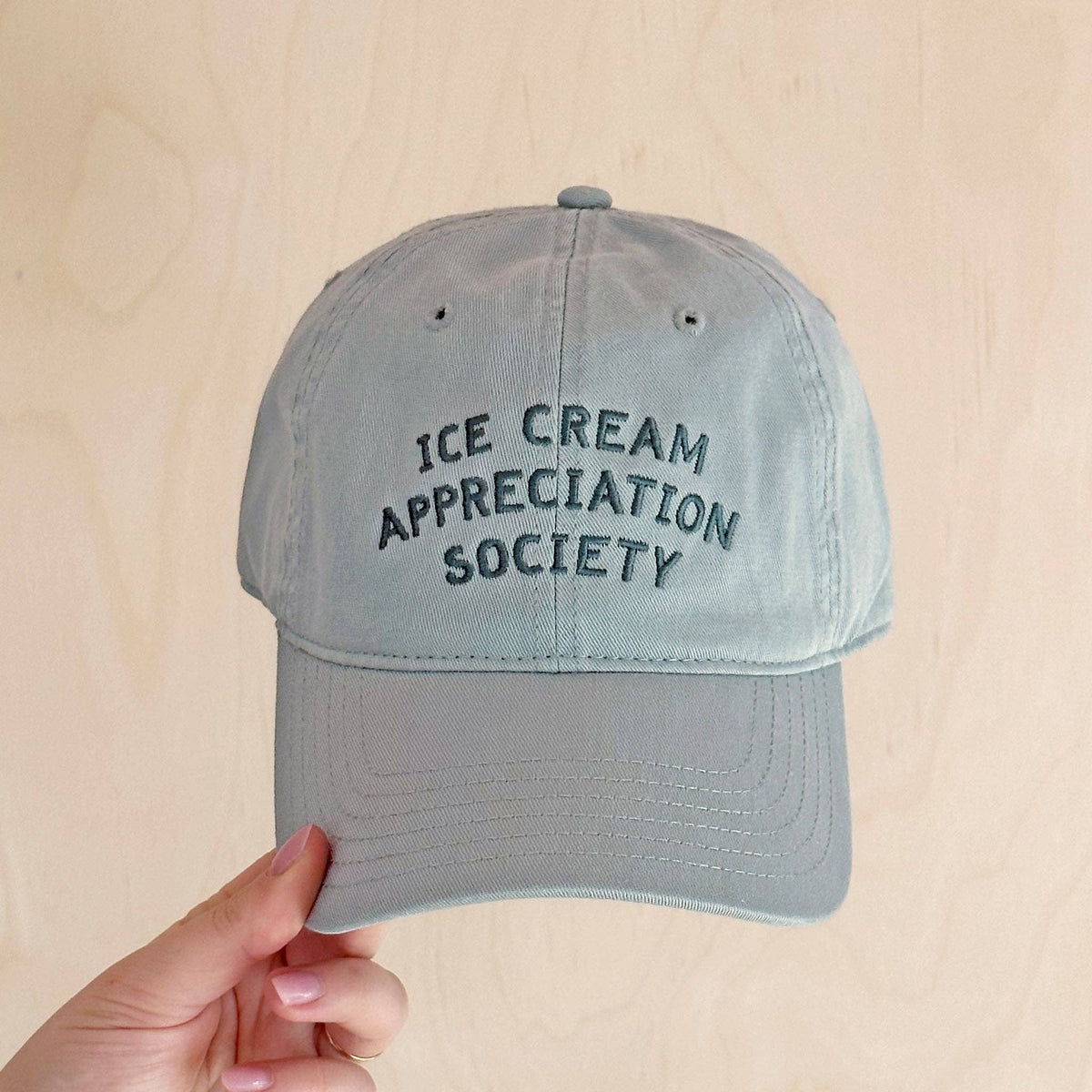 Blue Cotton Ice Cream Appreciation Society Cap