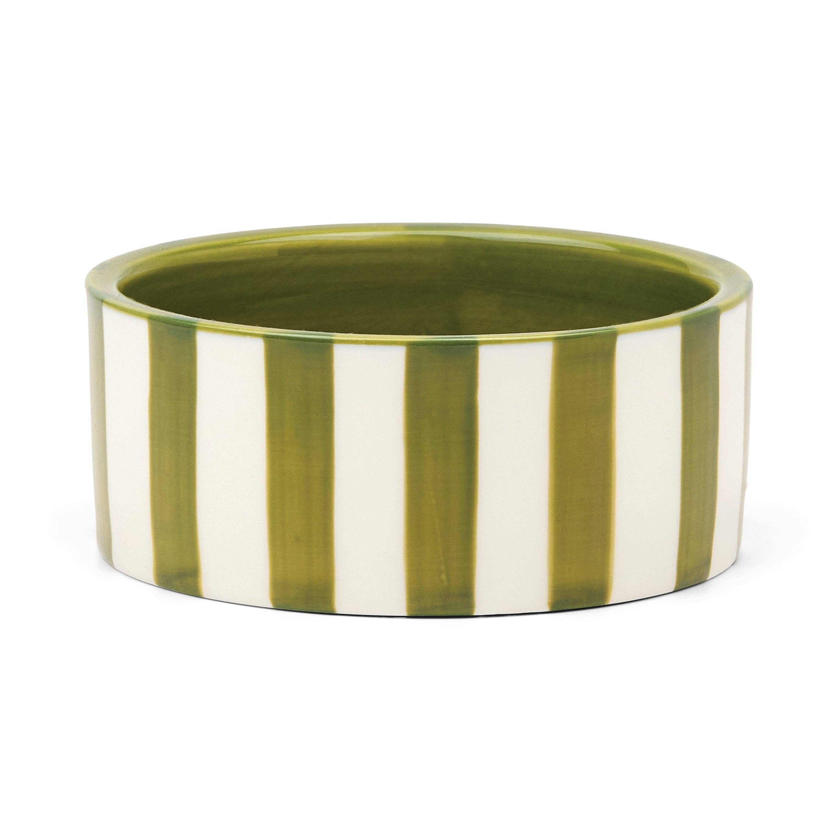 Green Stripe Wine Coaster