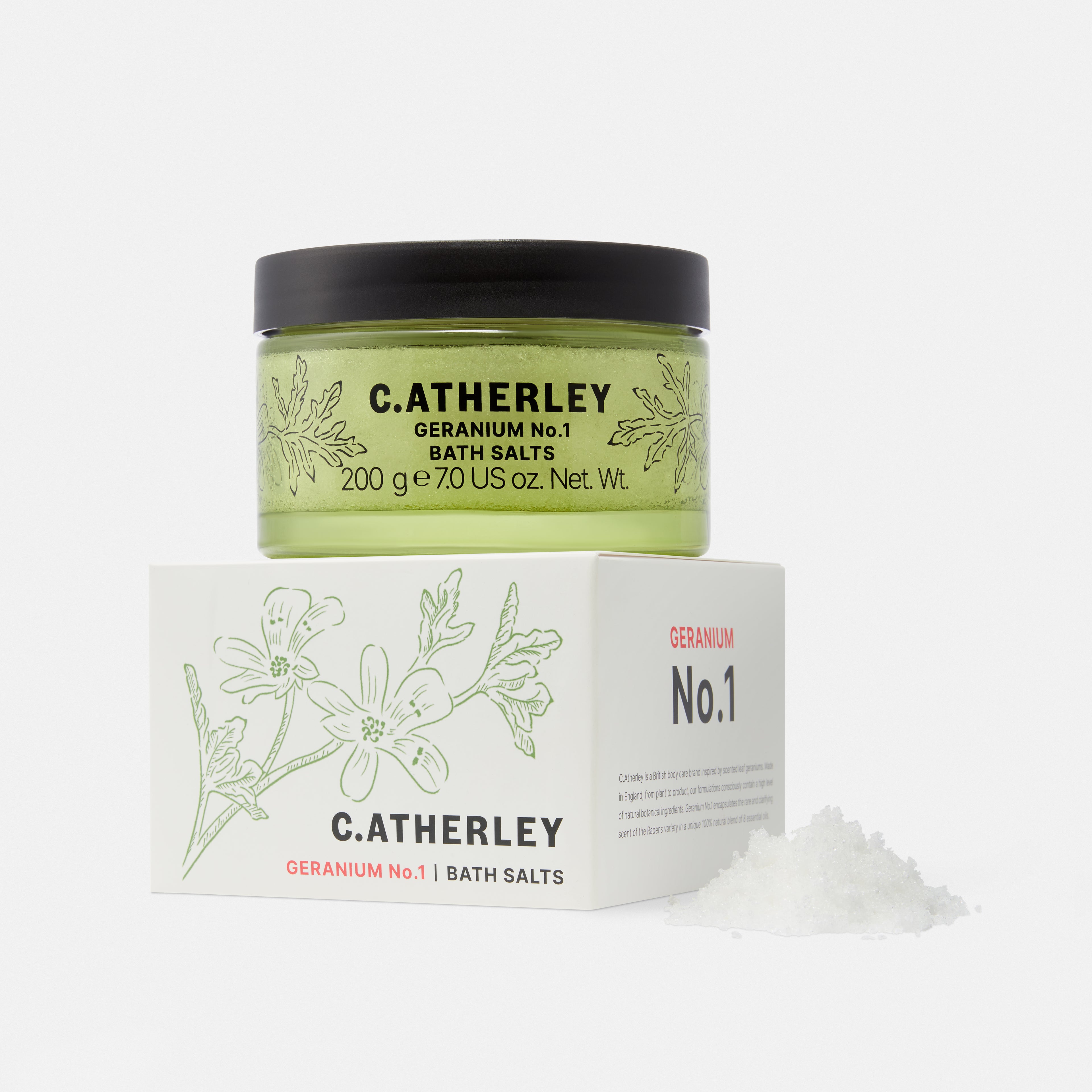 C Atherley 200g Geranium Bath Salts