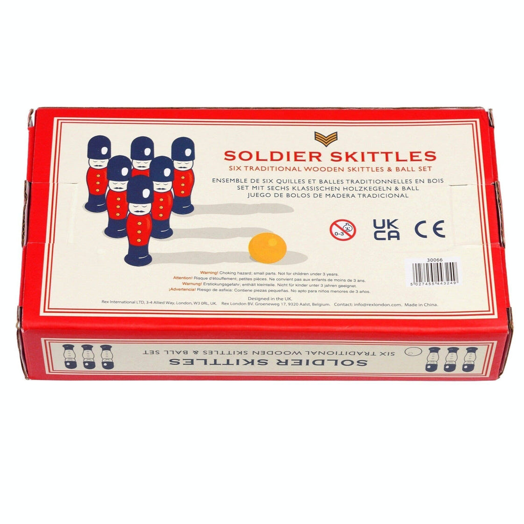 Soldier Skittles Wooden Toy