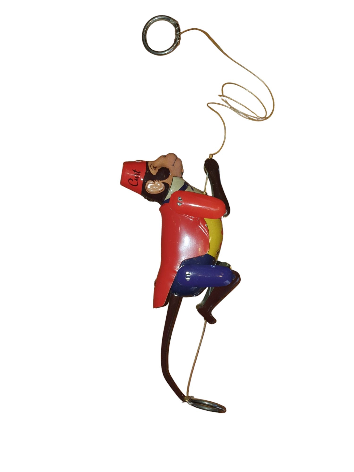 Curt the Climbing Monkey Tin Toy