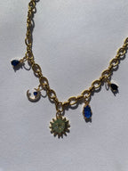 Celestial multi charm necklace