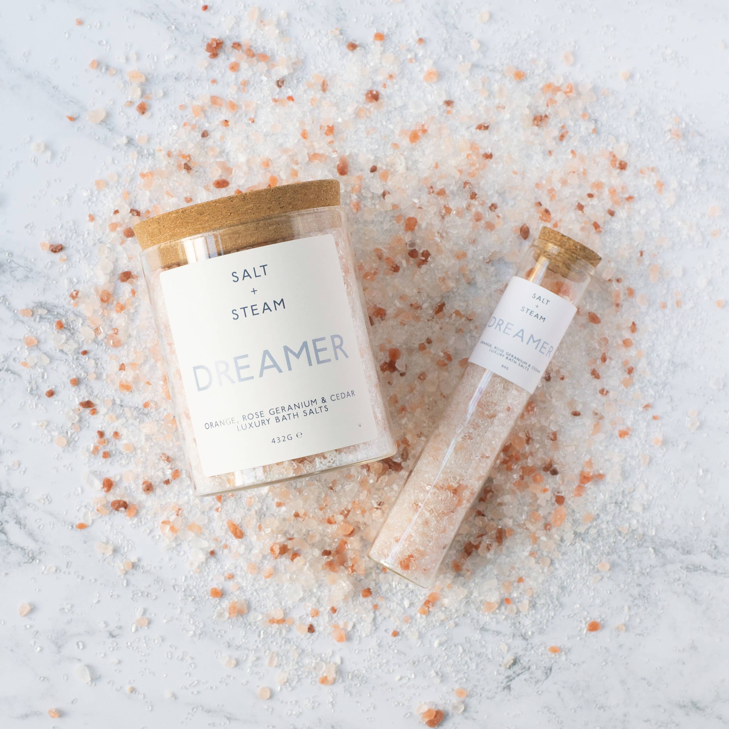 Orange, Rose Geranium & Cedar Bath Salts