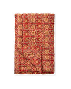 Quilt Red/Earth Pattern
