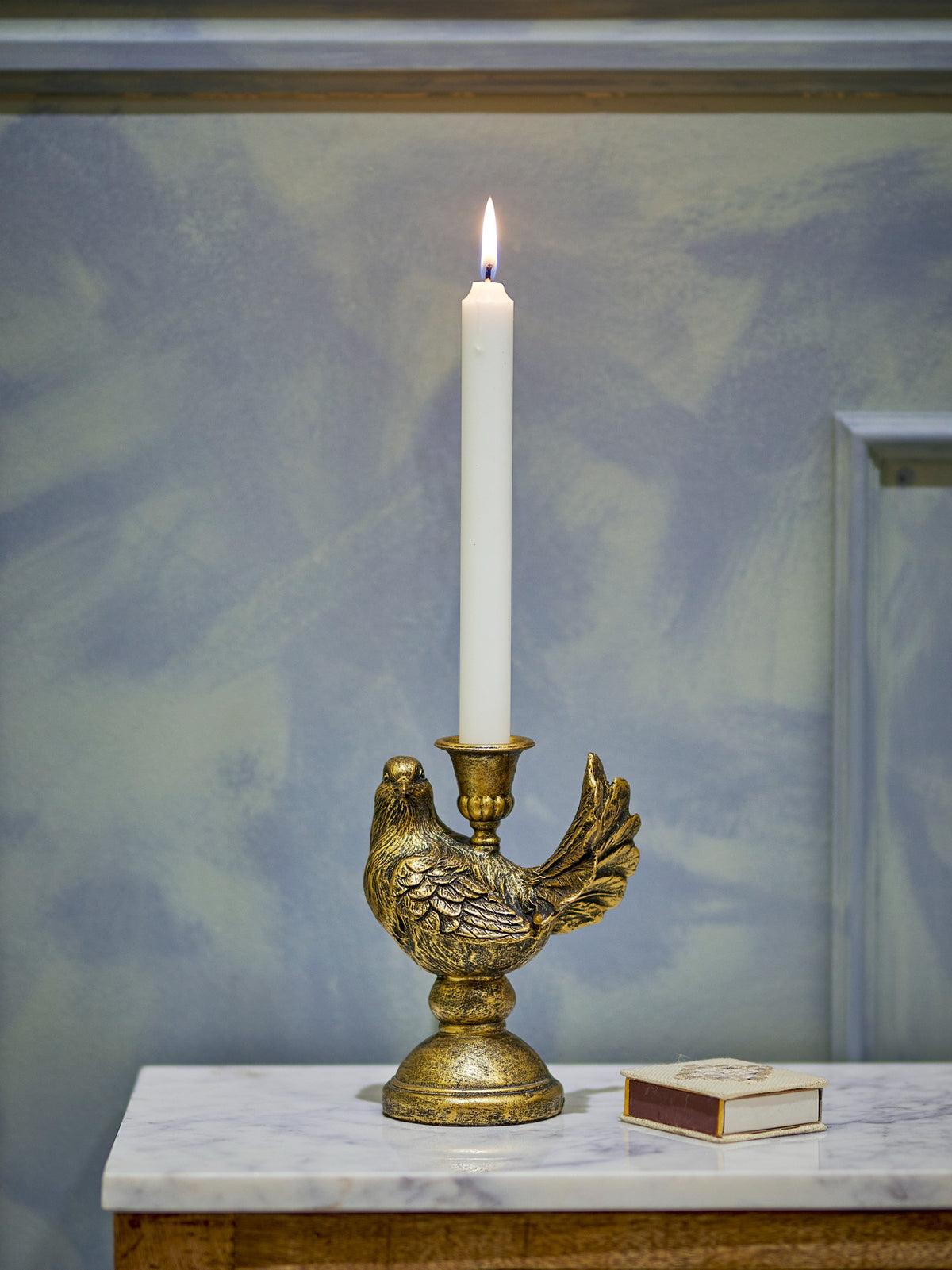 Brass Bird Candle Holder