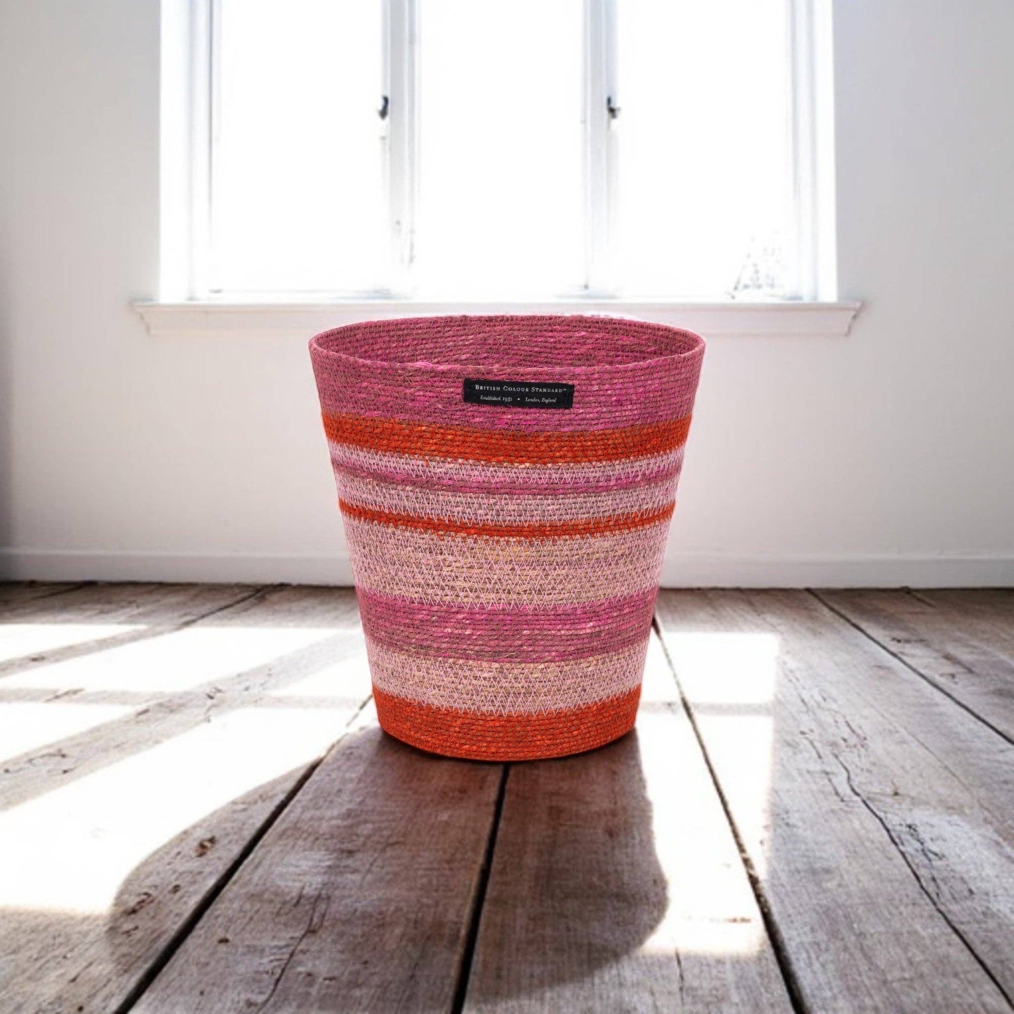 Seagrass Waste Paper Basket in Guardsman & Neyron