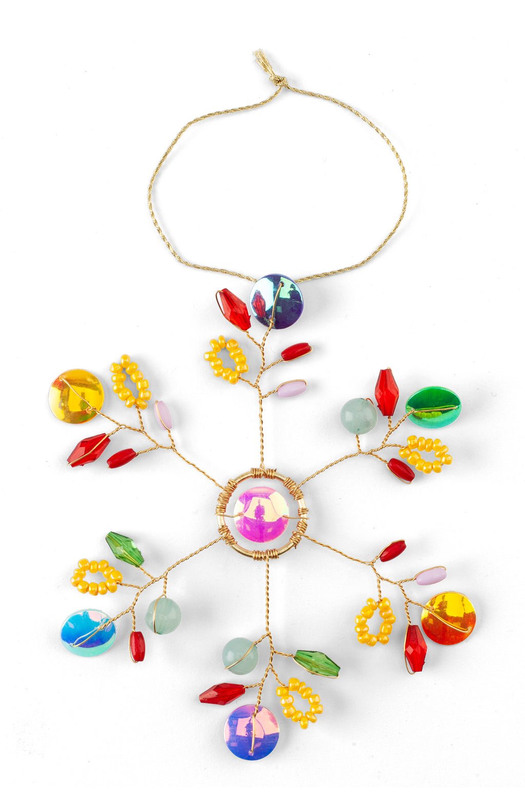 Multi Coloured Star Hanging Ornament