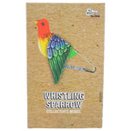 Tin toy bird whistling sparrow tin bird