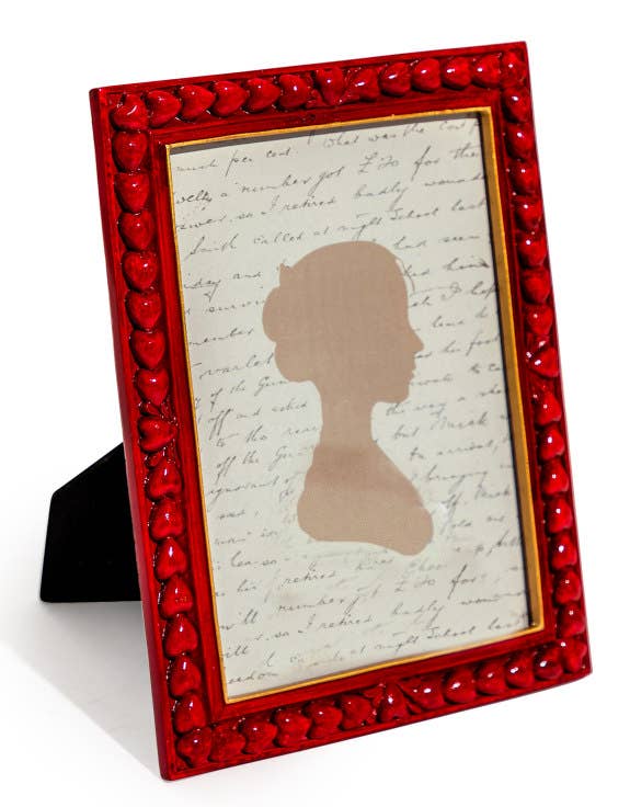 Red Gloss Multi Heart 5x7" Photo Frame