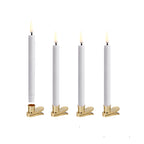Gold Clips for Mini Taper Candle