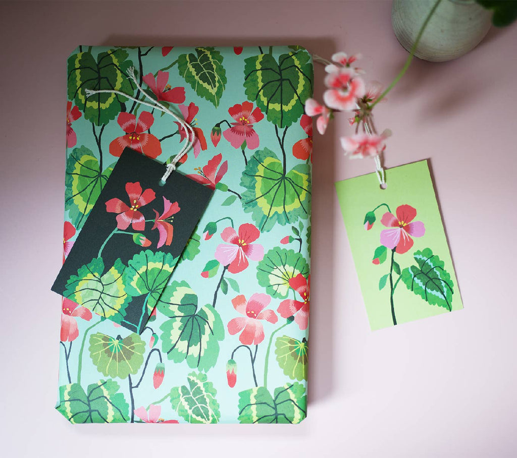 Geranium Gift Wrap