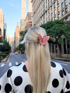 Hand-painted Silk Moth Claw Hair Clip