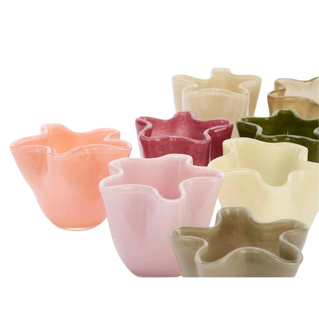 Glass Vase Light Yellow